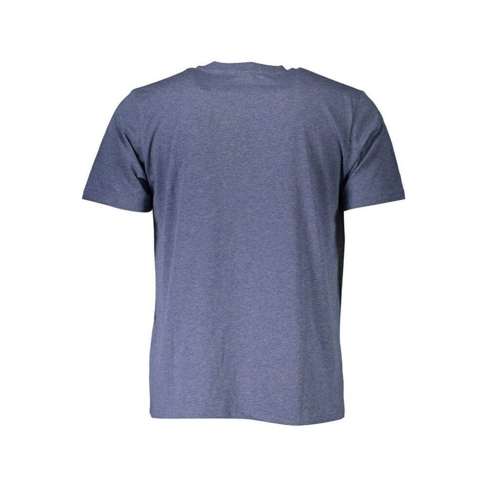 North Sails Blue Cotton Men T-Shirt