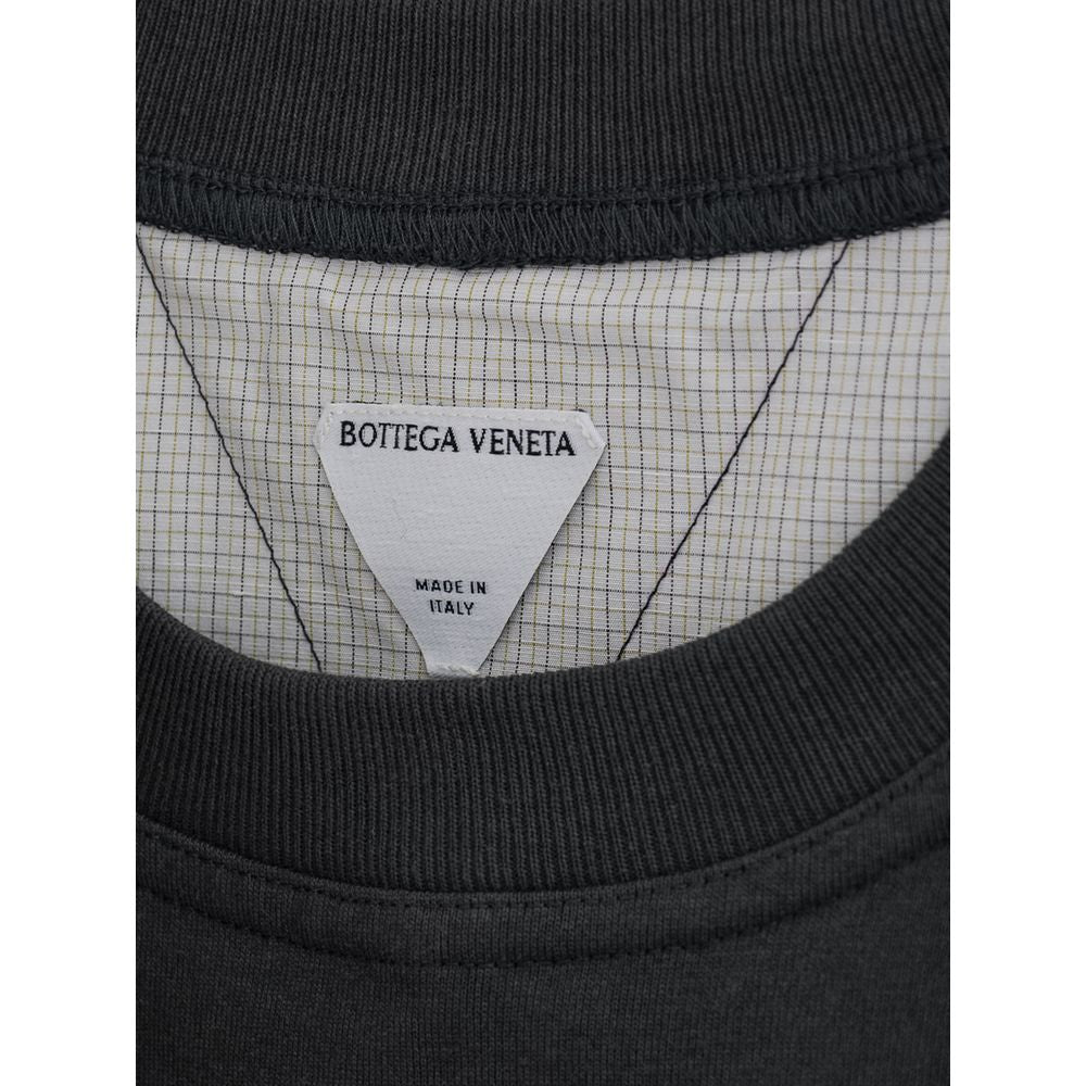 Bottega Veneta Gray Cotton T-Shirt BO-775466220010146-S