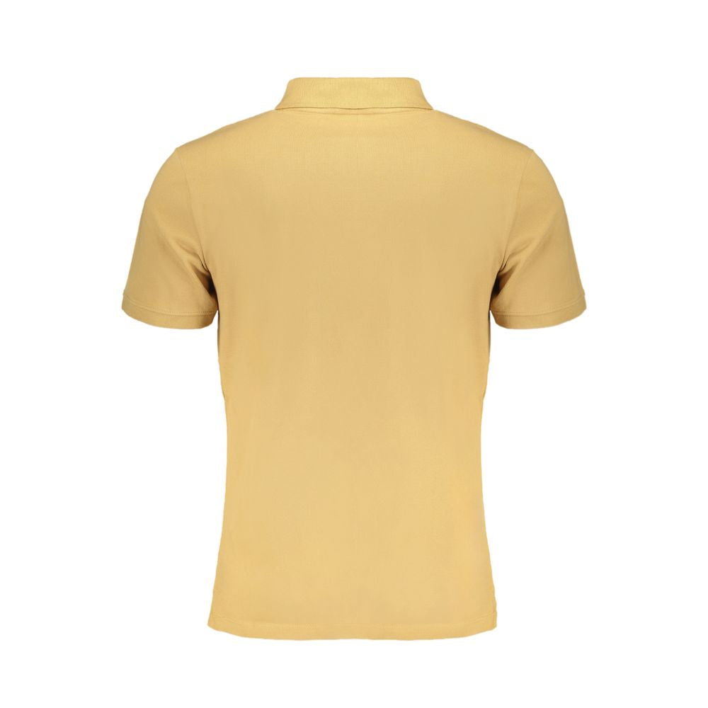 Timberland Beige Cotton Polo Shirt TI-29116-L-FBB-406
