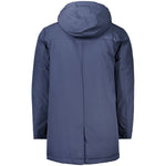 North Sails Blue Polyester Men Jacket NO-32946-XL