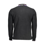 U.S. POLO ASSN. Black Cotton Men Polo Shirt US-16929-XL