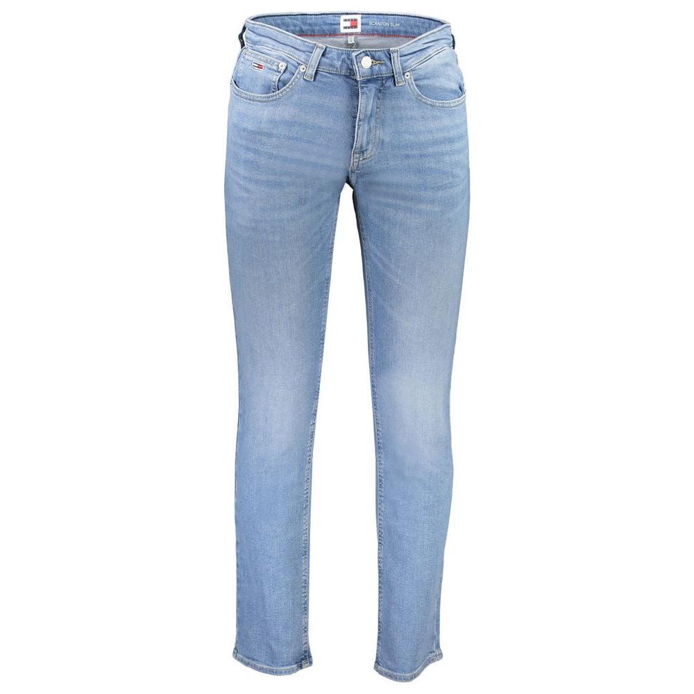 Tommy Hilfiger Light Blue Cotton Men Jeans TO-31424-W29 | L32