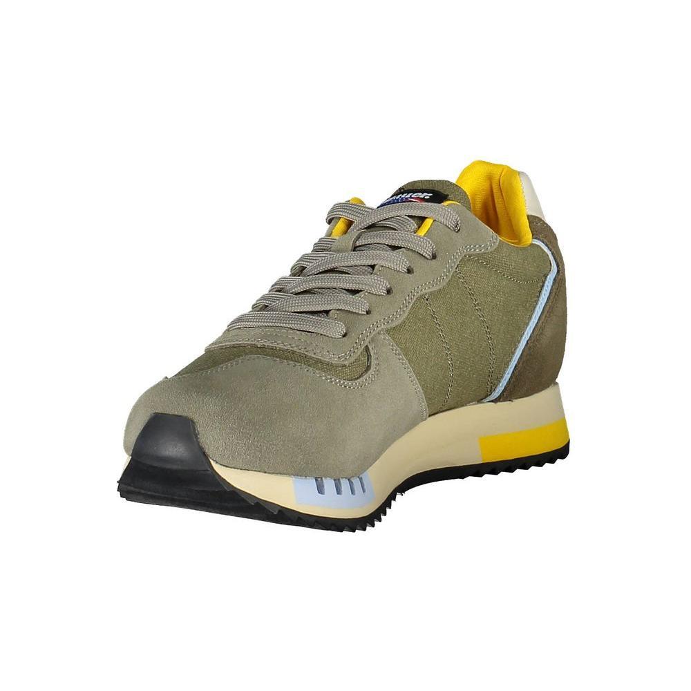 Blauer Green Leather Men Sneaker BL-20659-EU44/US11