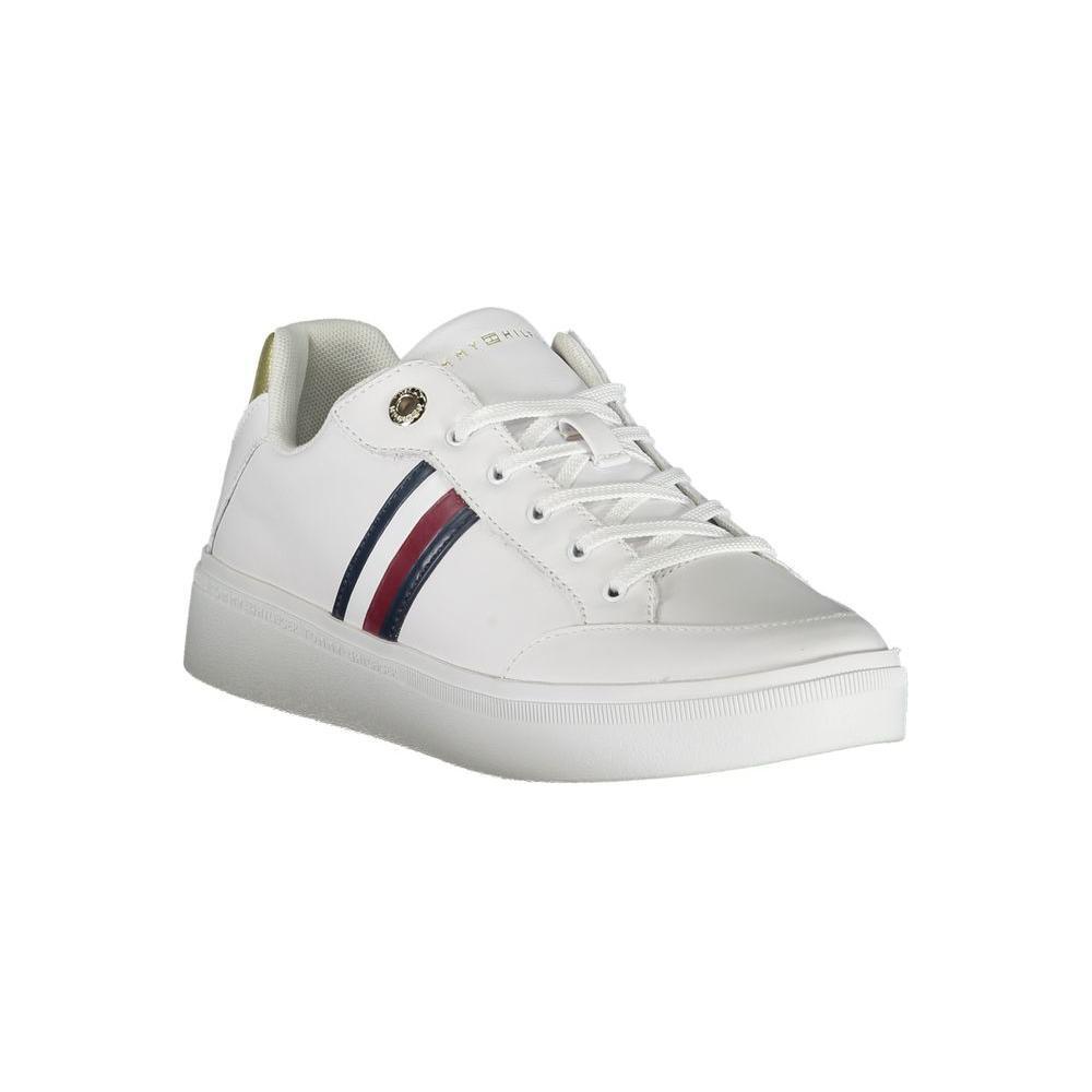 Tommy Hilfiger White Leather Women Sneaker