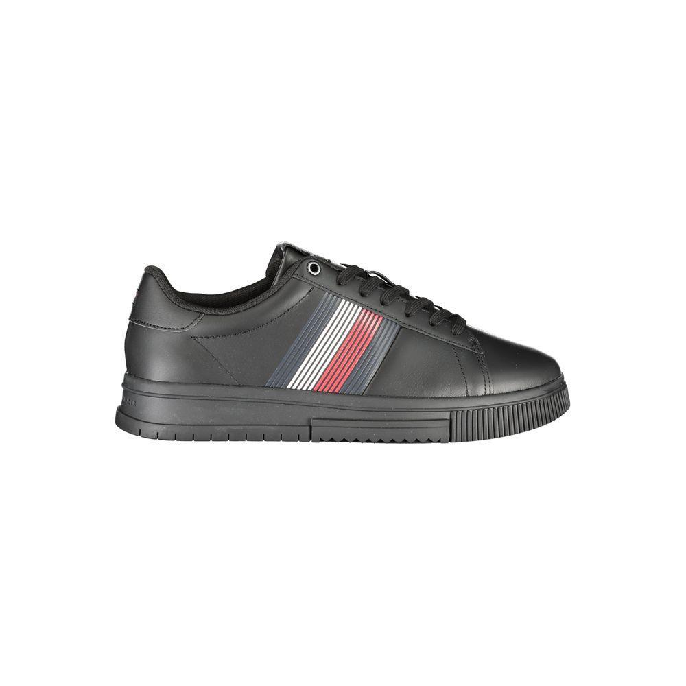 Tommy Hilfiger Black Polyester Sneaker TO-31466-EU44/US11