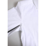 Dolce & Gabbana White Cotton GOLD Long Sleeves Dress Shirt TSH906936-37