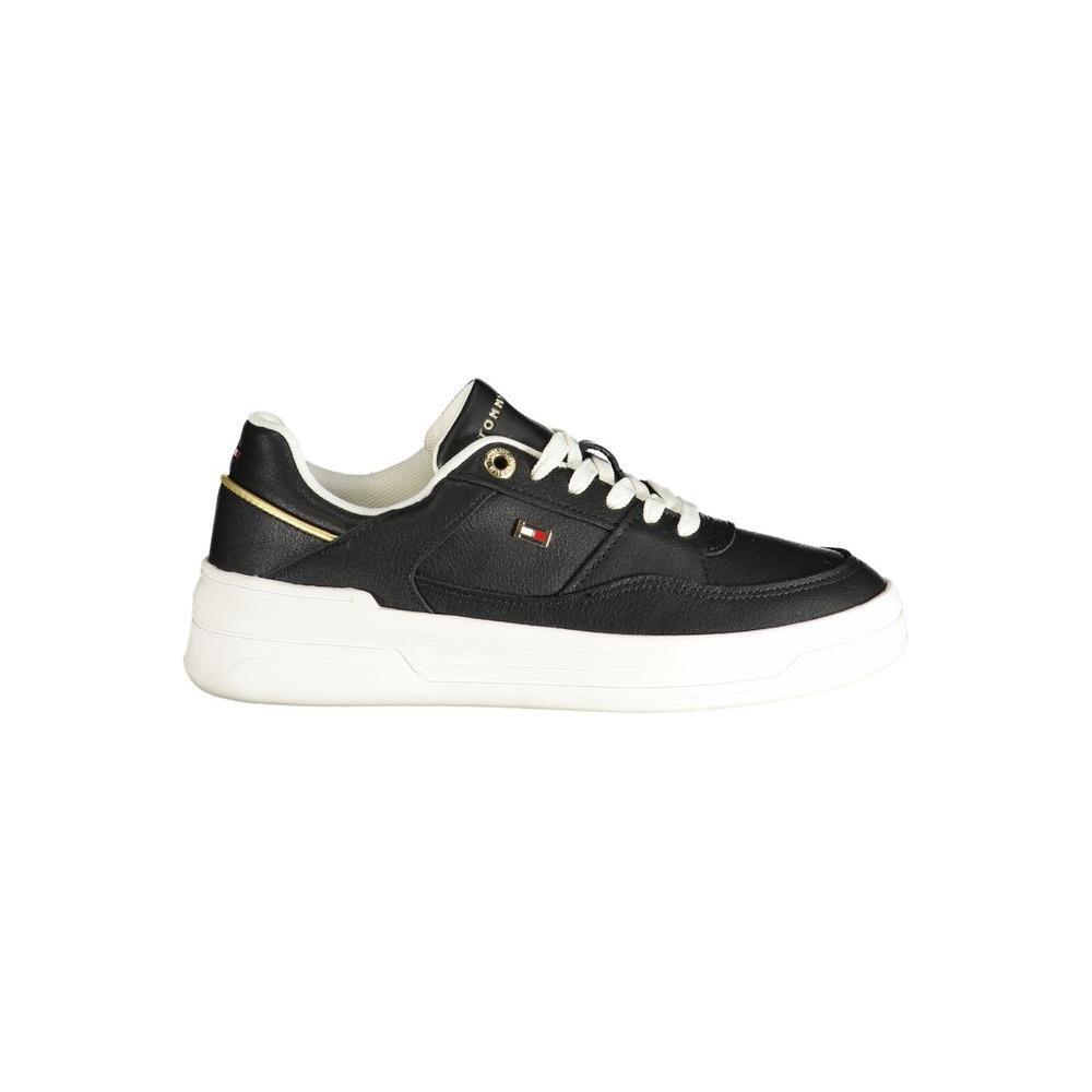 Tommy Hilfiger Black Polyethylene Women Sneaker TO-33498-EU38/US8