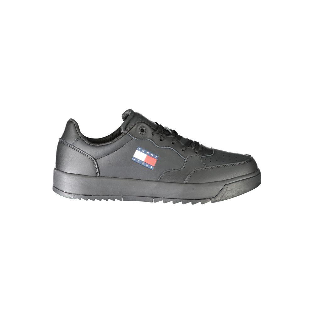 Tommy Hilfiger Black Polyethylene Men Sneaker TO-31949-EU40/US7