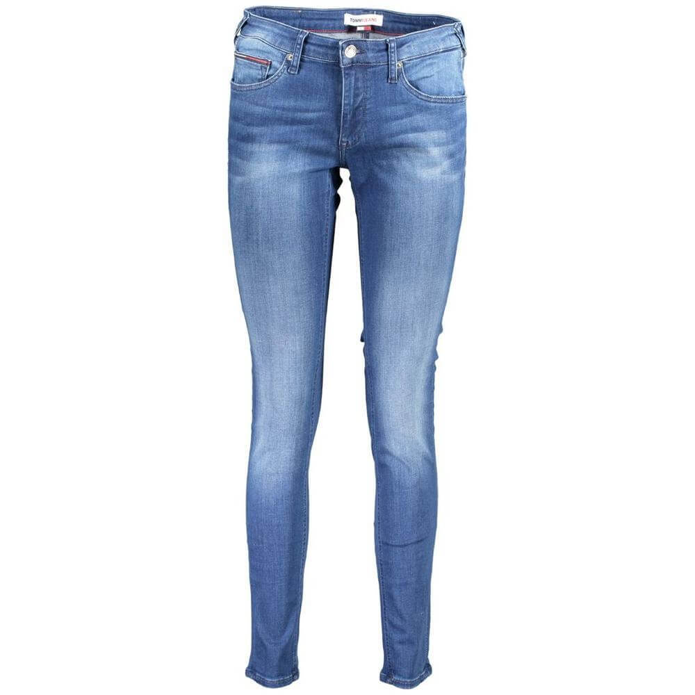 Tommy Hilfiger Blue Cotton Women Jeans TO-22924-W25 | L32