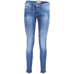 Tommy Hilfiger Blue Cotton Women Jeans TO-22924-W25 | L32