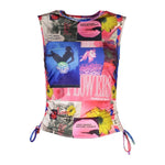 Desigual Blue Acetate Women Top DE-18743-L
