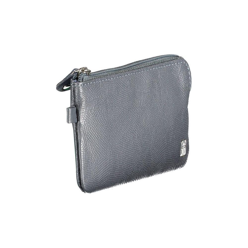 Sergio Tacchini Blue Leather Wallet SE-12875