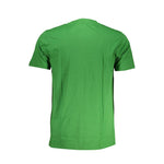 Cavalli Class Green Cotton T-Shirt CA-28591-L