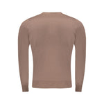Cavalli Class Brown Viscose Men Sweater CA-33478-M