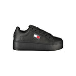 Tommy Hilfiger Black Polyethylene Women Sneaker TO-34814-EU36/US6