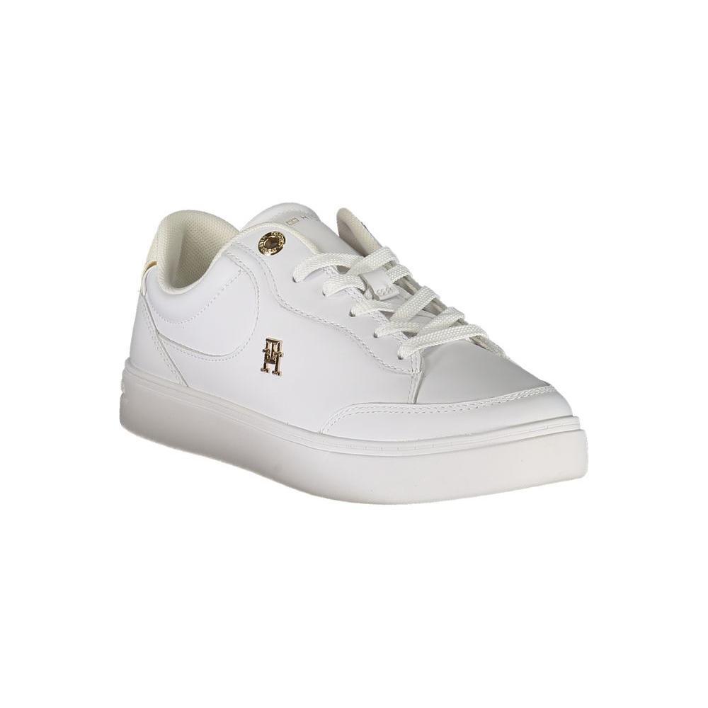 Tommy Hilfiger White Leather Women Sneaker