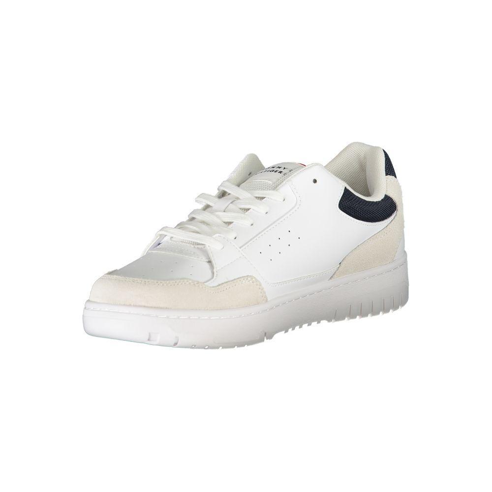 Tommy Hilfiger White Leather Men Sneaker TO-26836-EU44/US11