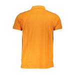 Cavalli Class Orange Cotton Polo Shirt CA-22347-M