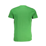 Cavalli Class Green Cotton T-Shirt CA-28474-L