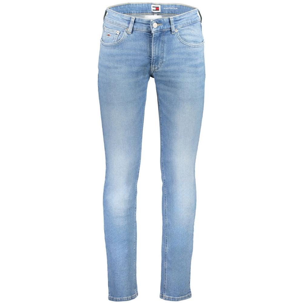 Tommy Hilfiger Light Blue Cotton Men Jeans TO-30532-W29 | L32