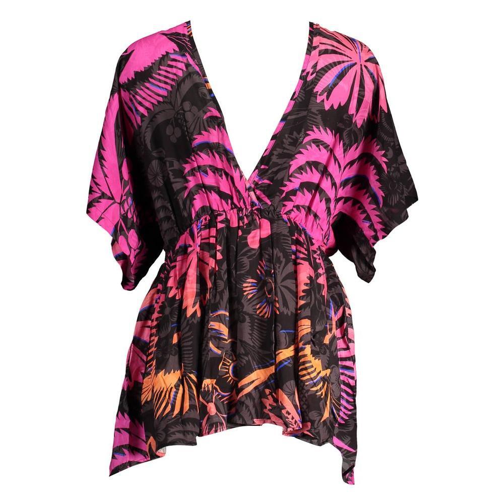 Desigual Black Cotton Women Dress