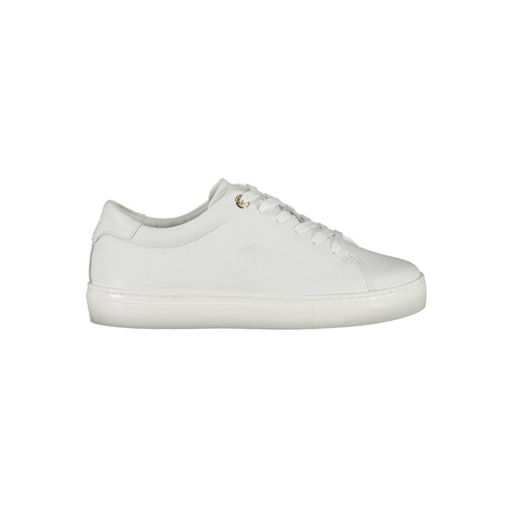 Tommy Hilfiger White Leather Women Sneaker