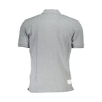 La Martina Brown Cotton Men Polo Shirt LA-37480-S