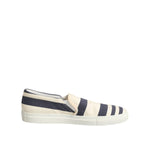 Jucca Blue White Striped Canvas Men Low Top Casual Shoes