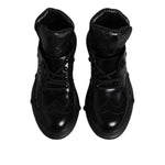 Dolce & Gabbana Black Leather Casual Mens Ankle Boots Shoes MV7336-40