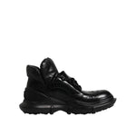 Dolce & Gabbana Black Leather Casual Mens Ankle Boots Shoes MV7336-40
