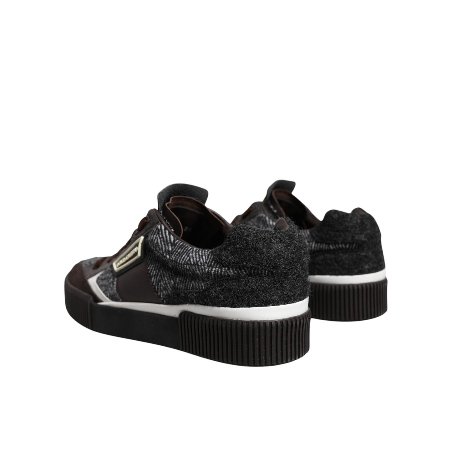 Dolce & Gabbana Multicolor Leather Low Top Sneakers Shoes