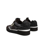 Dolce & Gabbana Multicolor Leather Low Top Sneakers Shoes