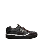 Dolce & Gabbana Multicolor Leather Low Top Sneakers Shoes