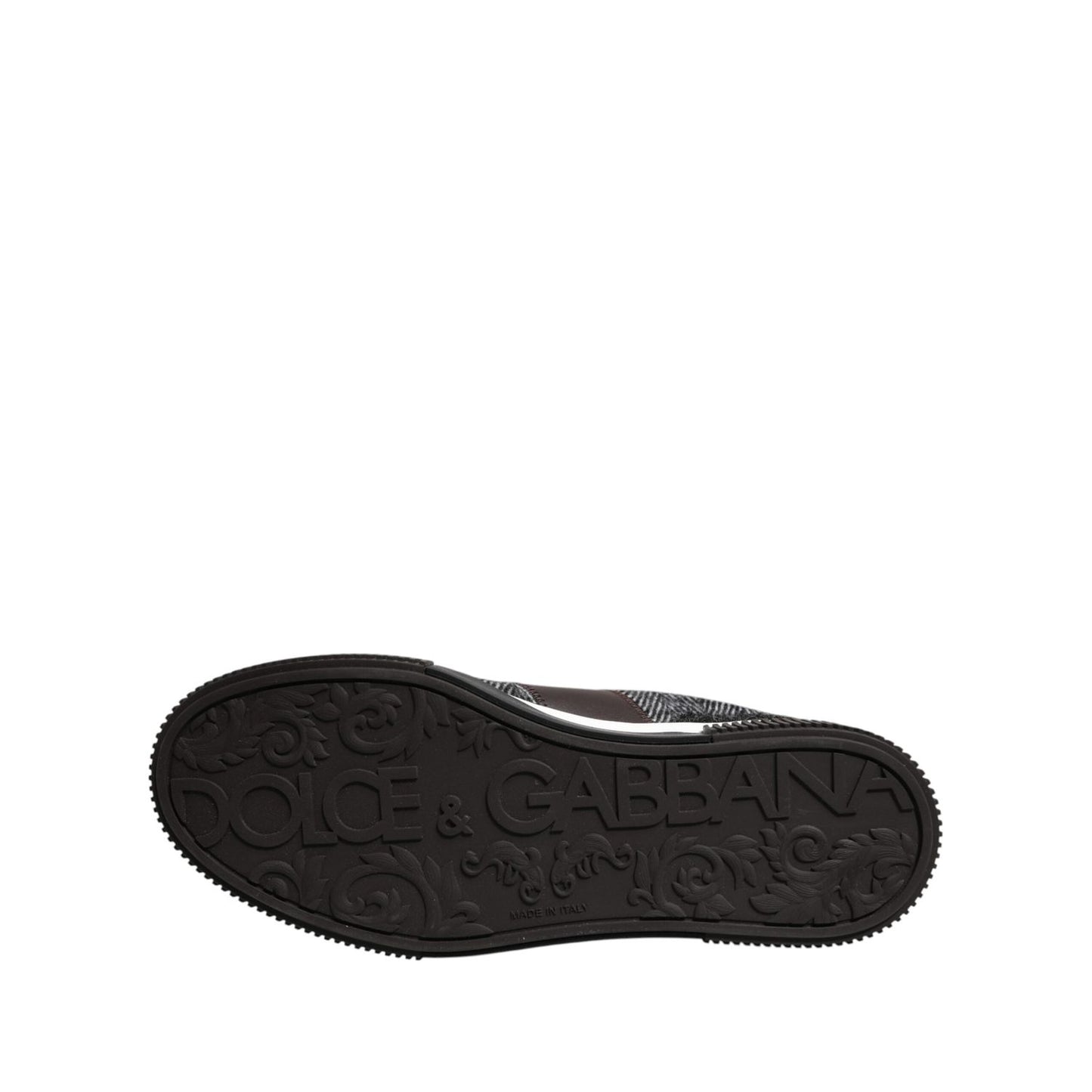 Dolce & Gabbana Multicolor Leather Low Top Sneakers Shoes