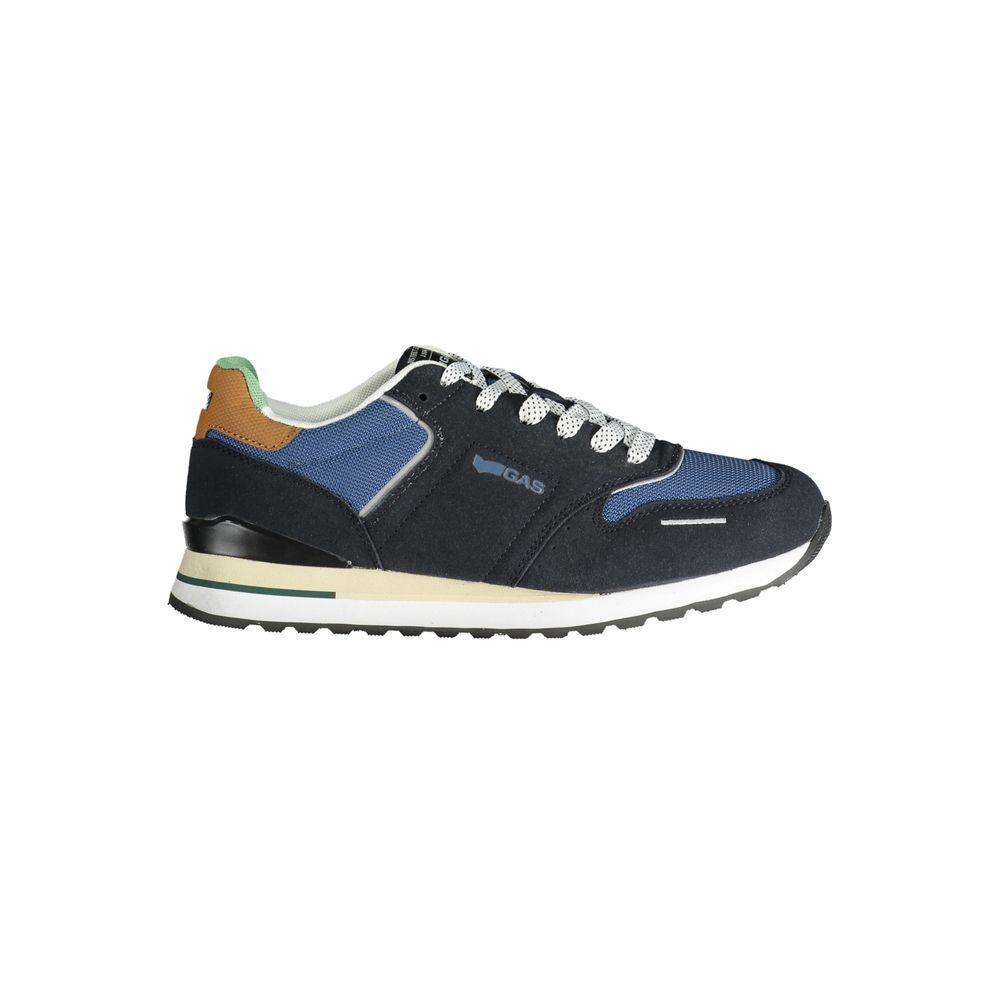 Gas Blue Polyester Men Sneaker GA-38585-EU43/US10