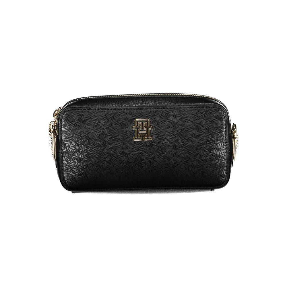 Tommy Hilfiger Black Polyethylene Handbag TO-27502