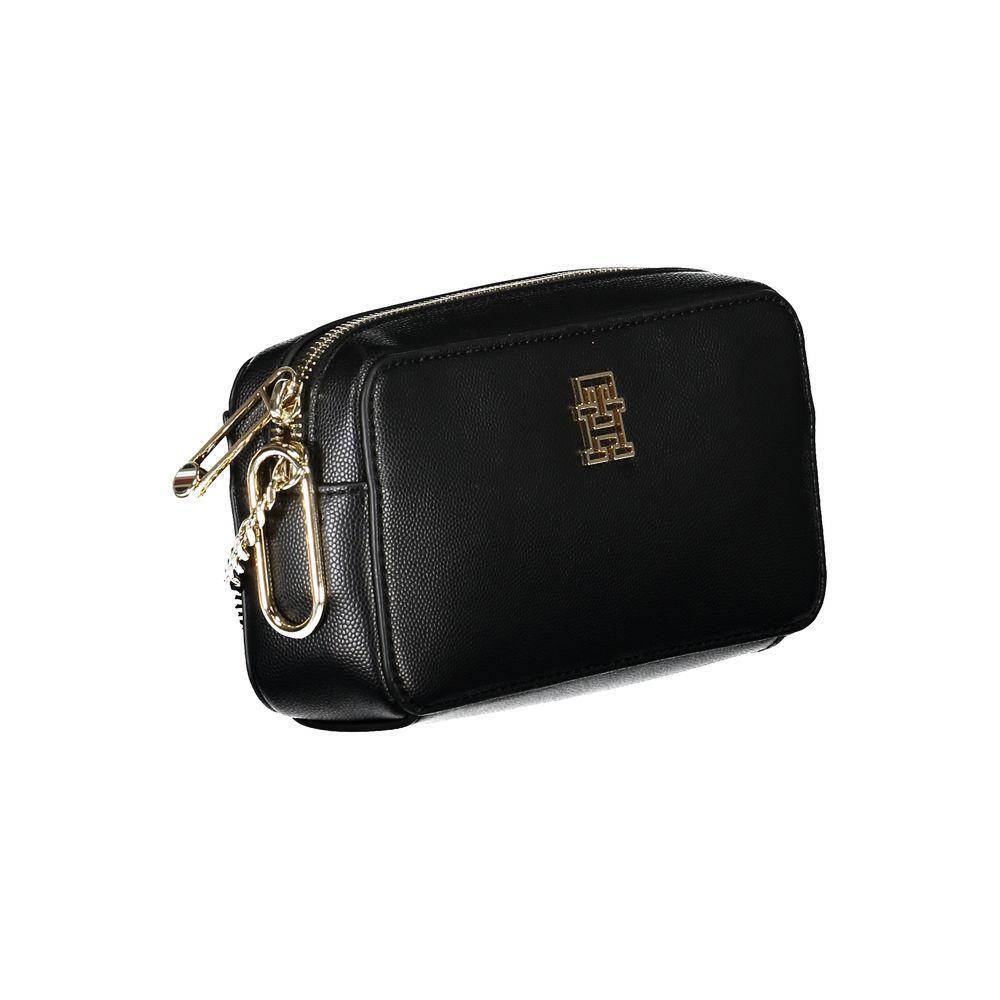 Tommy Hilfiger Black Polyethylene Handbag TO-27502