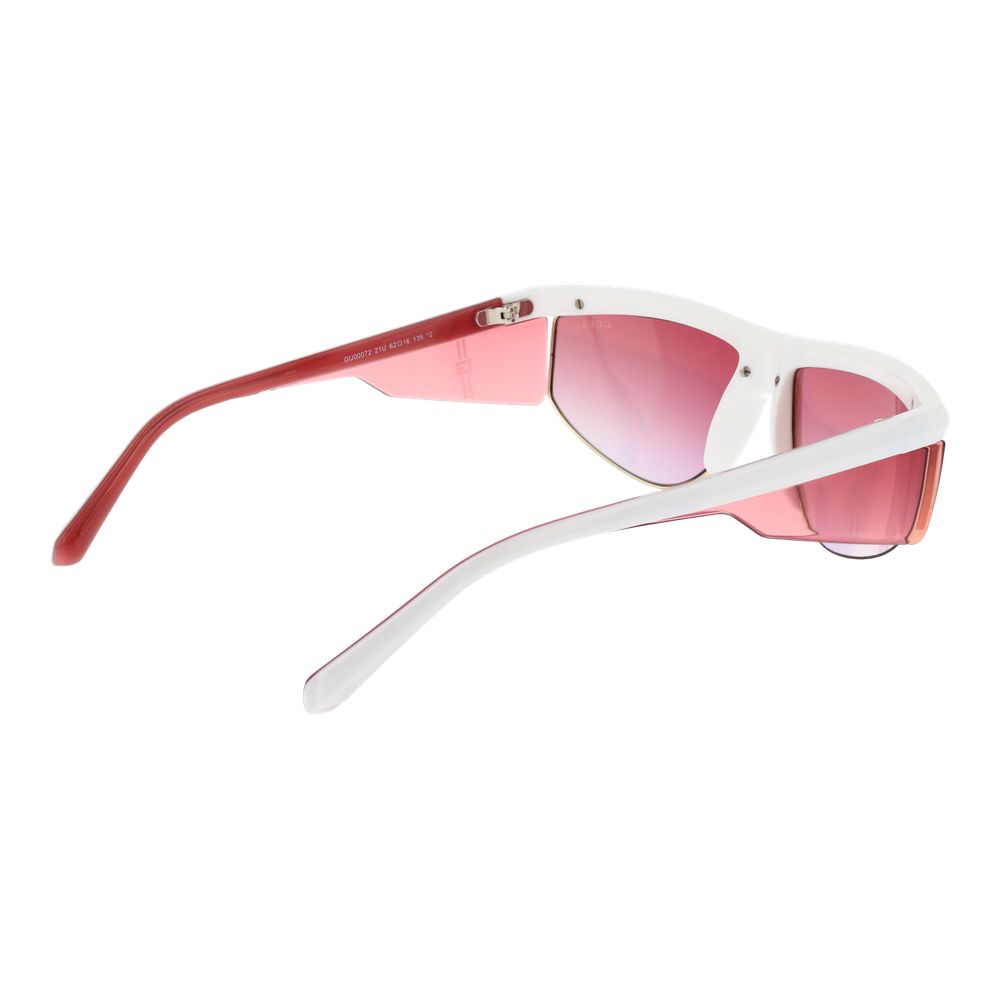 Guess White Plastic Sunglasses