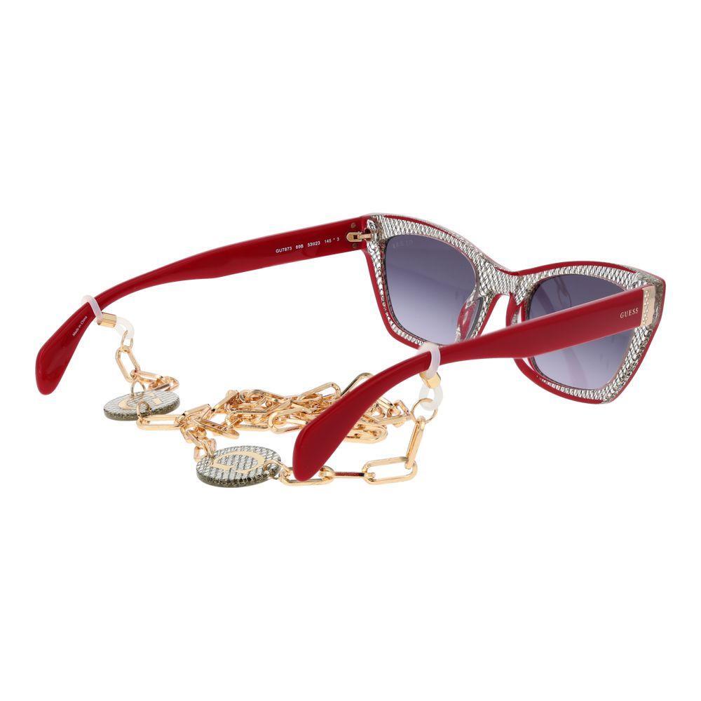 Guess Red Women Sunglasses GU-1055247