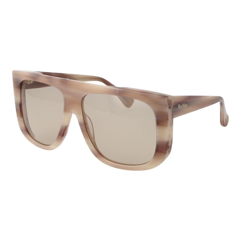 Max Mara Cream Women Sunglass