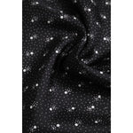 Dolce & Gabbana Black White Printed Square Men Foulard Scarf MS7224