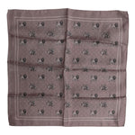 Dolce & Gabbana Brown Animal Print Square Foulard Scarf MS7257