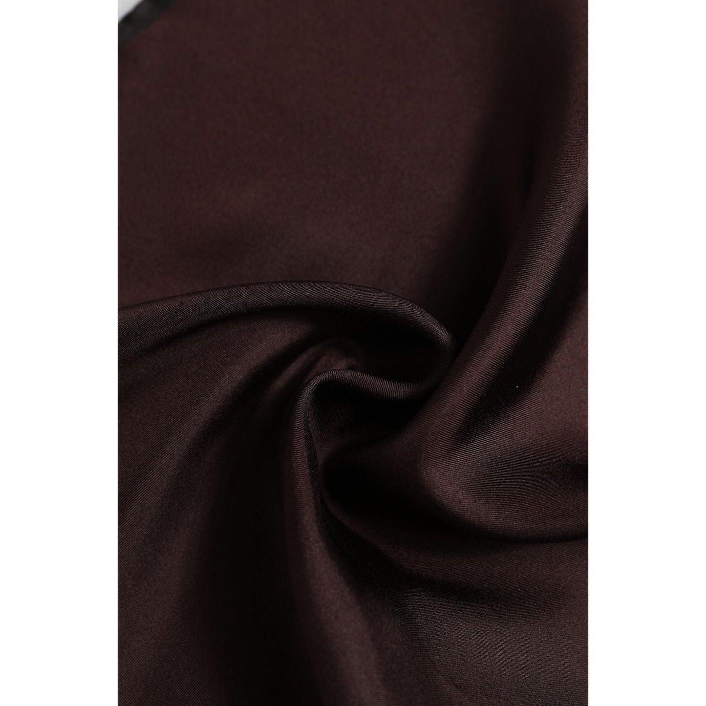 Dolce & Gabbana Brown DG Crown Silk Square Men Foulard Scarf MS7300