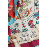 Dolce & Gabbana Multicolor Floral Print Square Foulard Scarf