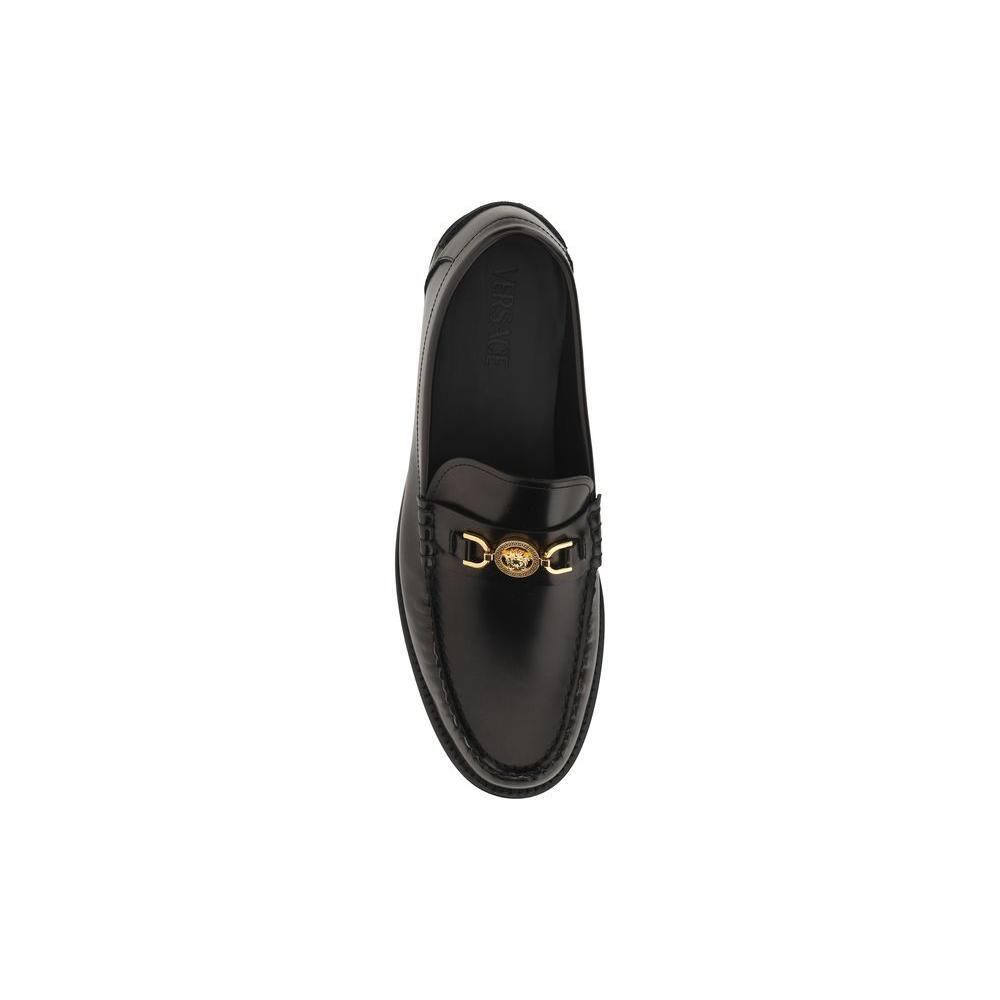 Versace Leather Loafers VE-10135921A099121B00V-EU41.5/US8.5
