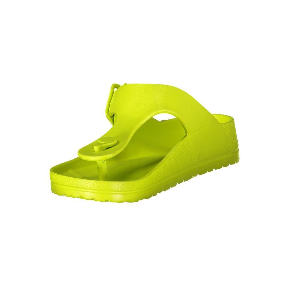 Norway 1963 Yellow Plastic Women Sandal NO-38737-EU36/US6