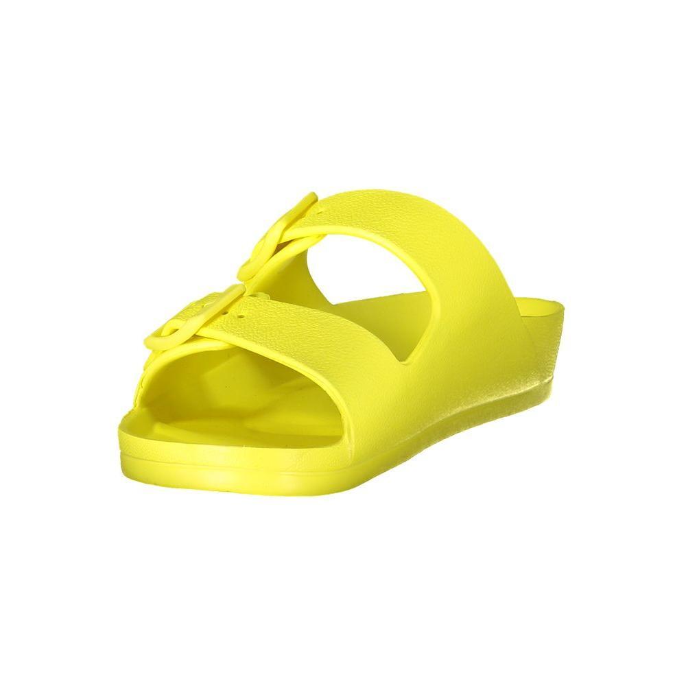 Norway 1963 Yellow Plastic Women Sandal NO-38744-EU36/US6
