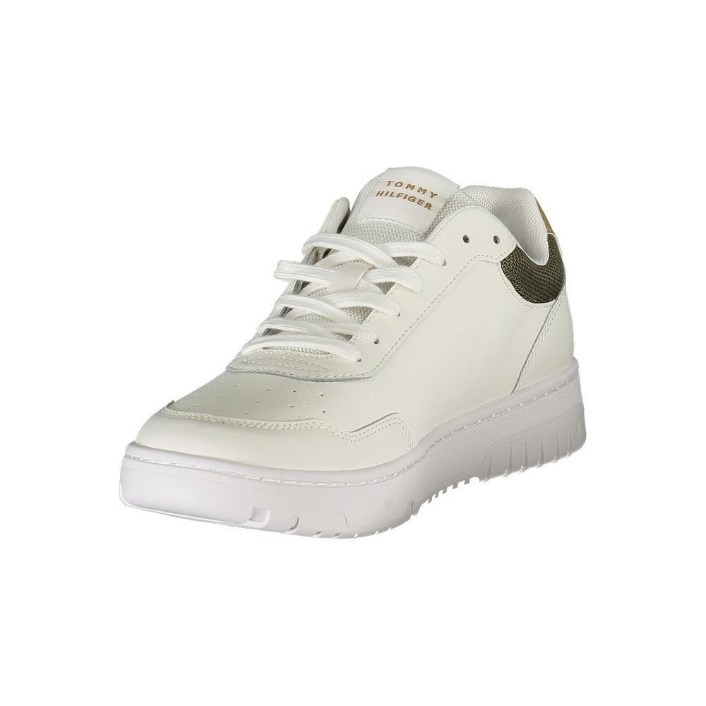 Tommy Hilfiger White Leather Men Sneaker