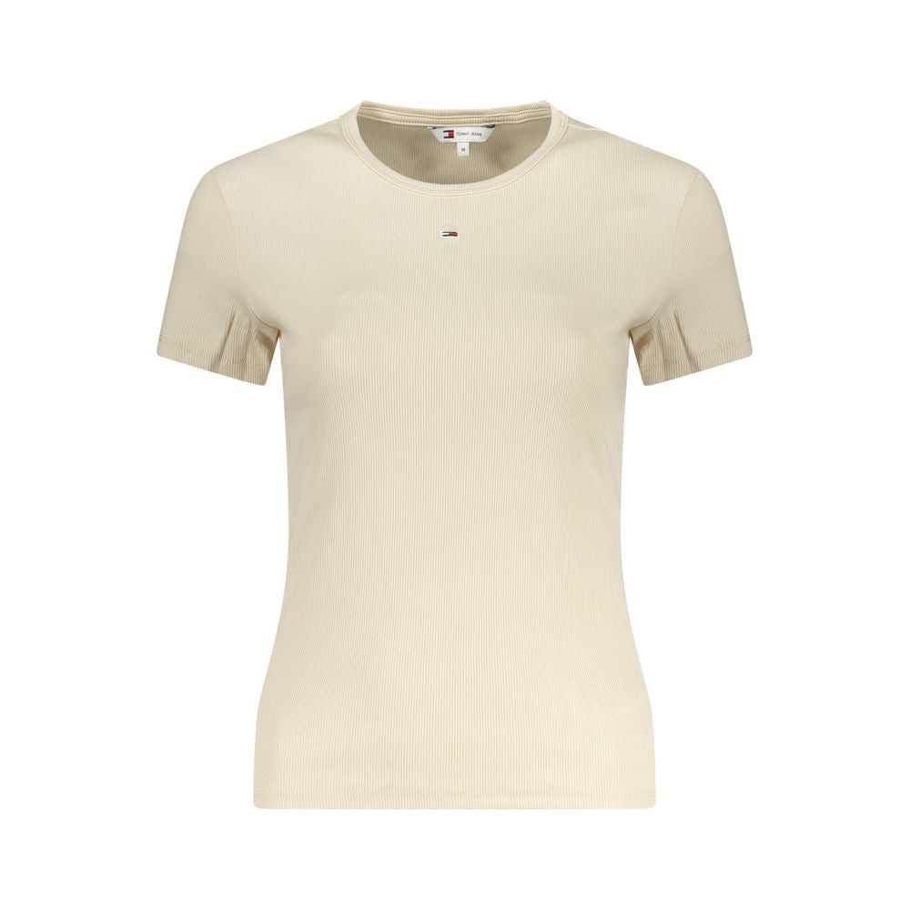 Tommy Hilfiger Beige Cotton Tops & T-Shirt TO-38429-L