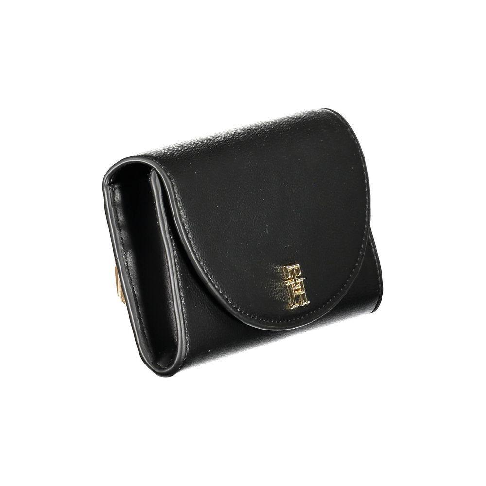 Tommy Hilfiger Black Polyethylene Wallet TO-14312